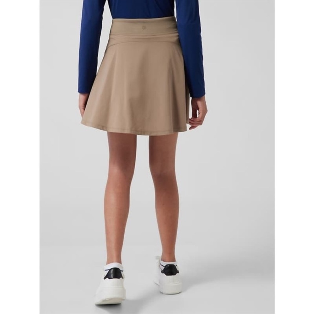 Athleta Tan Flared Athletic Skirt